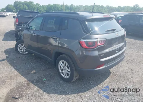 2018 Jeep Compass Sport Fwd из США, поврежденный, VIN 3C4NJCAB8JT468521